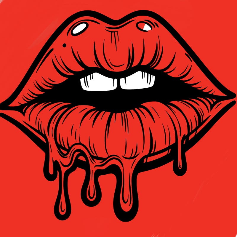 lips that look realistic and drip