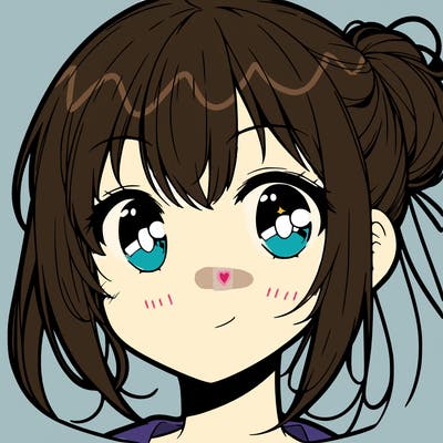 closeup of anime girl
