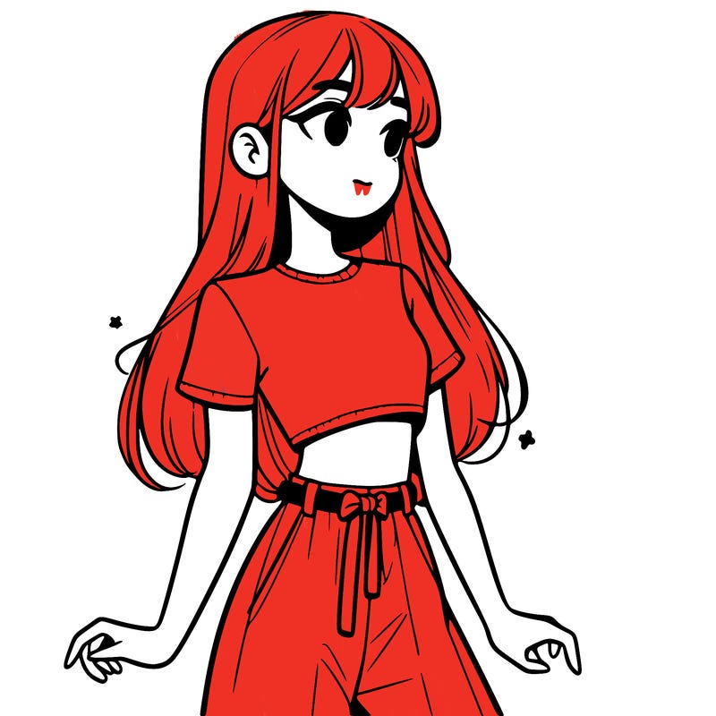 girl in a cute crop top