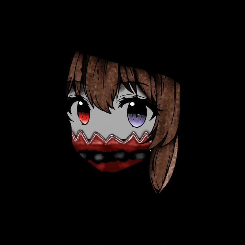 anime witch woman with nose and mouth