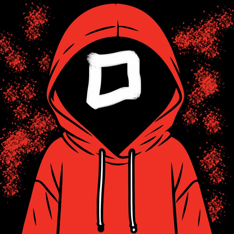 faceless girl in hoodie