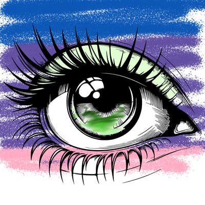 realistic eye