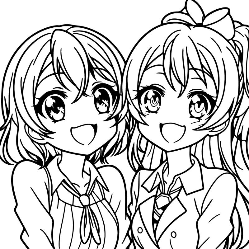 two anime girls
