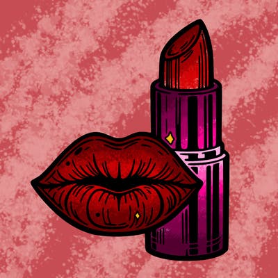 lips and lipstick