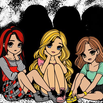 a realistic group of girls