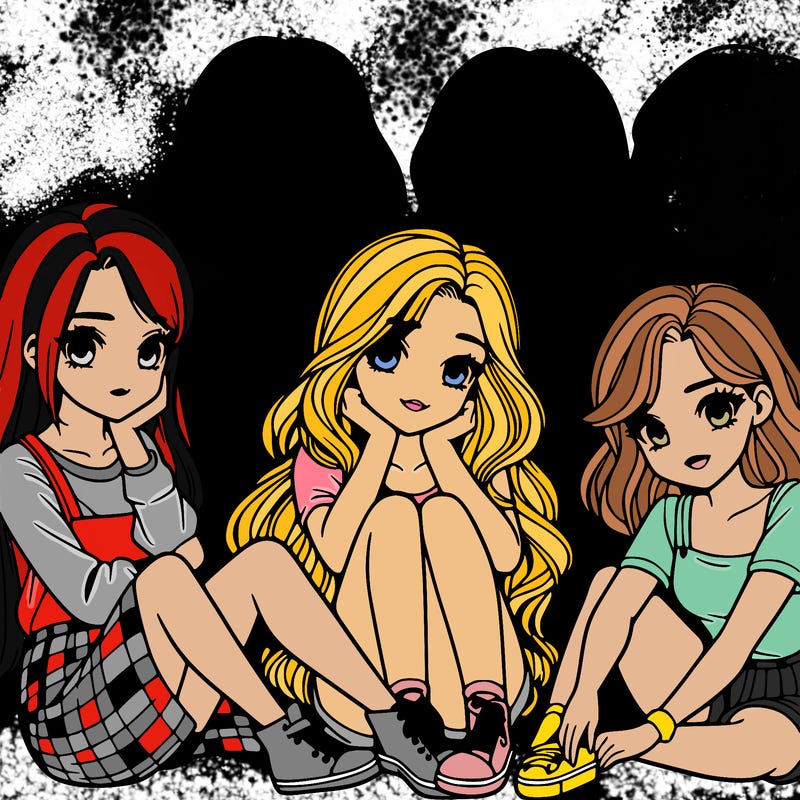 a realistic group of girls