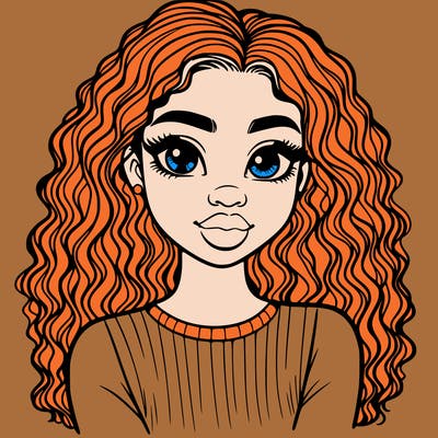 pretty young black girl- detailed