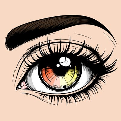 realistic eye