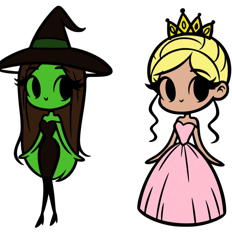 elphaba and glinda