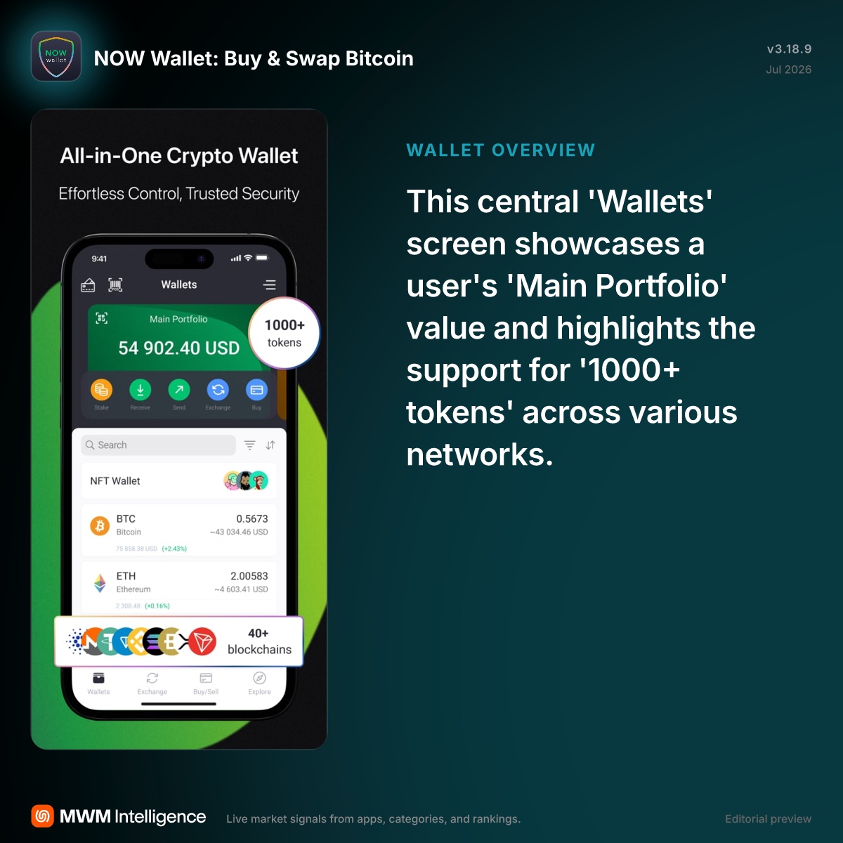 NOW Wallet: Buy & Swap Bitcoin - Finance App | MWM