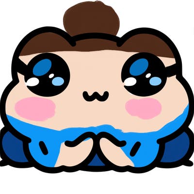 𝕔𝕦𝕥𝕖 𝕗𝕣𝕠𝕘 𝕨𝕚𝕥𝕙 𝕓𝕝𝕦𝕤𝕙