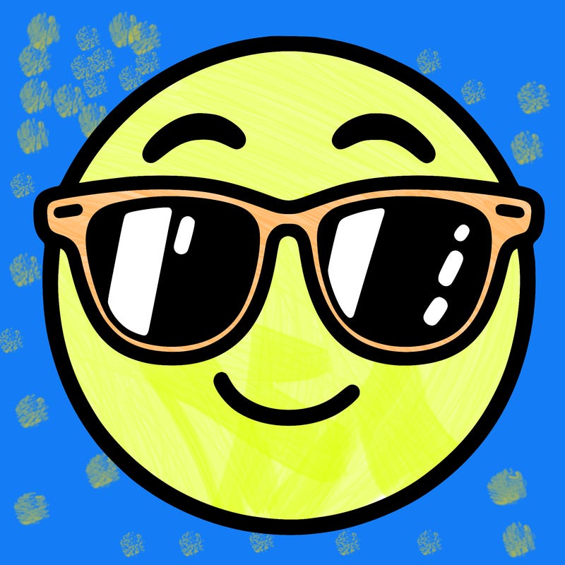 emoji with sunglasses