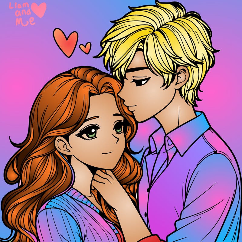 realistic boy and girl romance