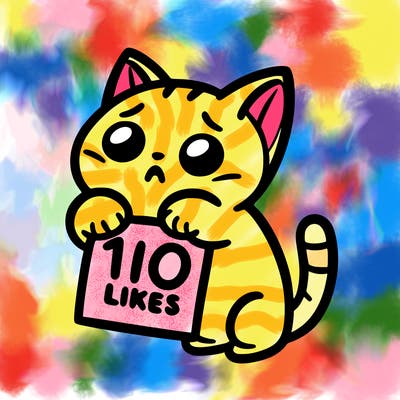 a cat begging for 10 likes