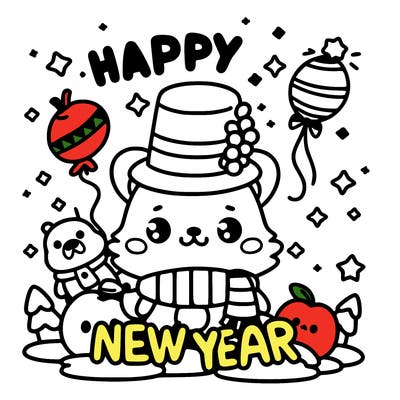 message : happy new year