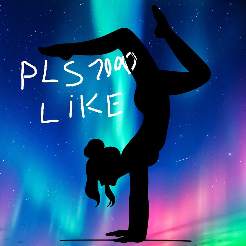 a woman doing a handstand