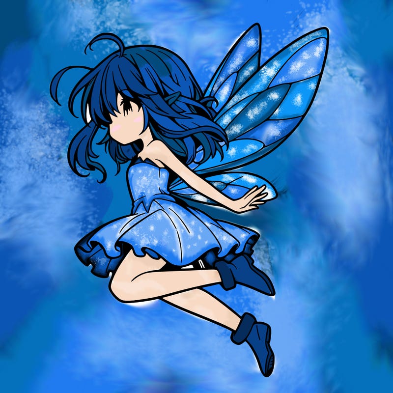 manga fairy flying
