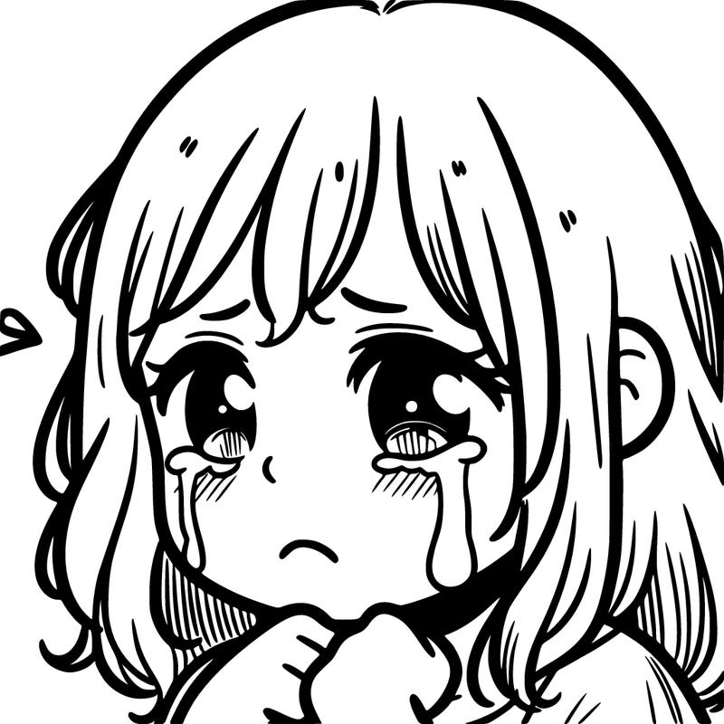 sad girl crying