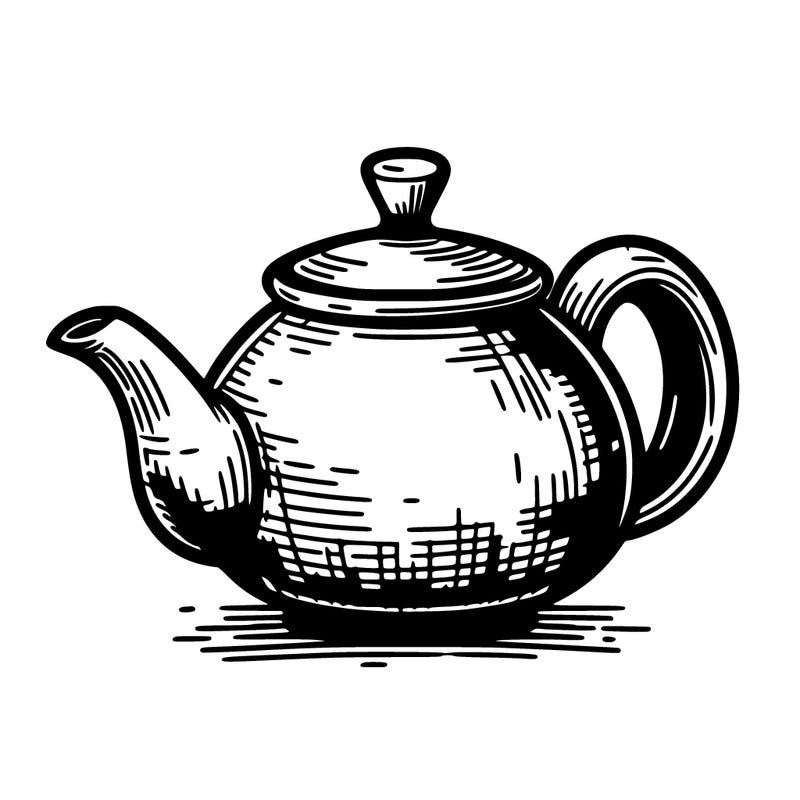 simple tea pot