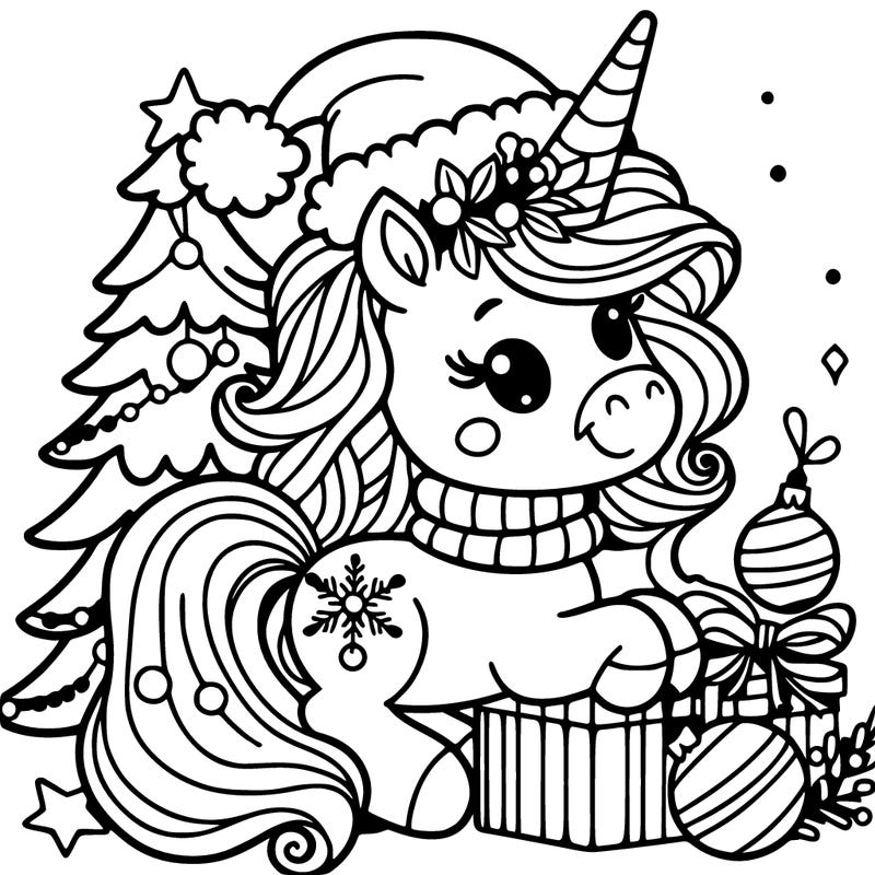 christmas unicorn