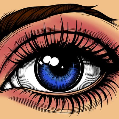 realistic eye