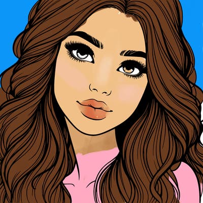 beautiful realistic girl
