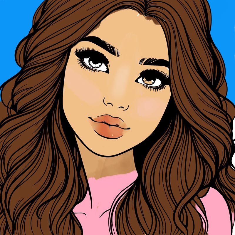 beautiful realistic girl