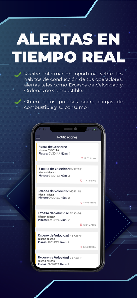 Ubícalo App - Notificaciones en tiempo real para gestión de flotas y seguridad vehicular en Ubicalo App