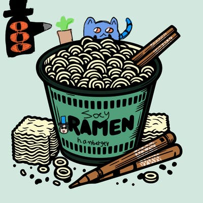 ramen noodles