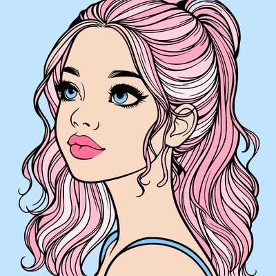 beautiful realistic girl