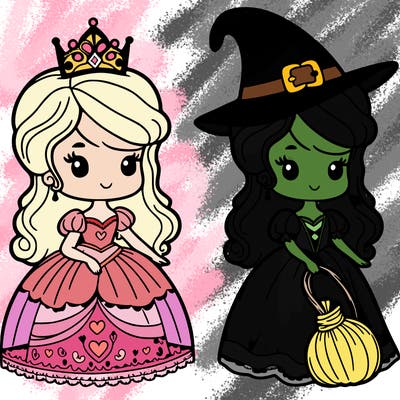 princess as a witch