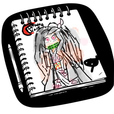 a blank sketch pad