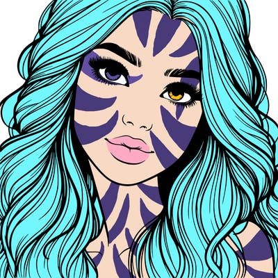 beautiful realistic girl