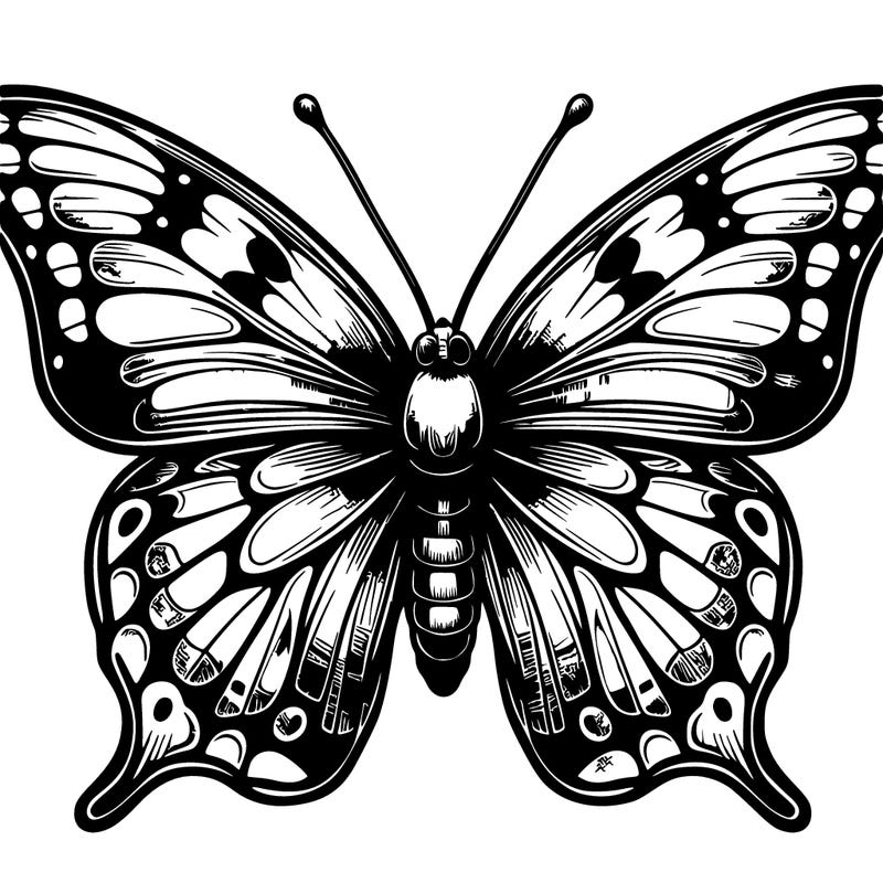 realistic butterfly
