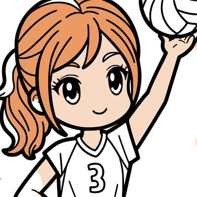 volleyball girl