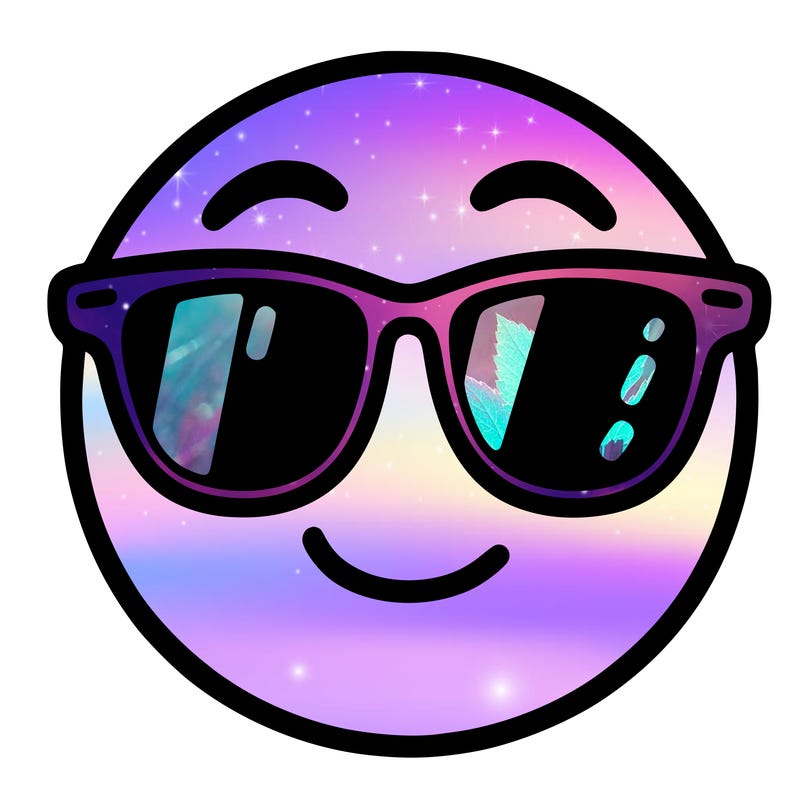emoji with sunglasses