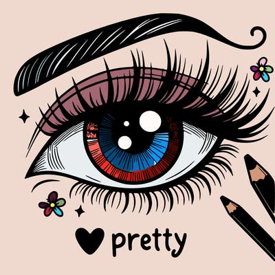 pretty eye