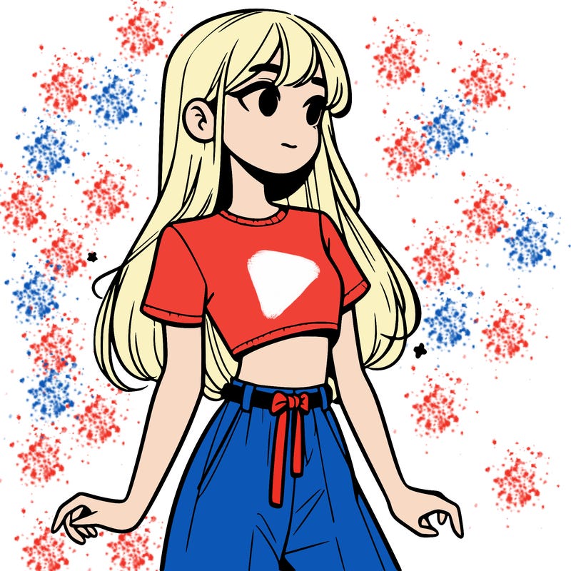 girl in a cute crop top