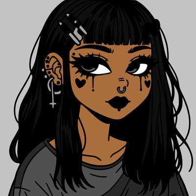 aesthetic grunge alt girl