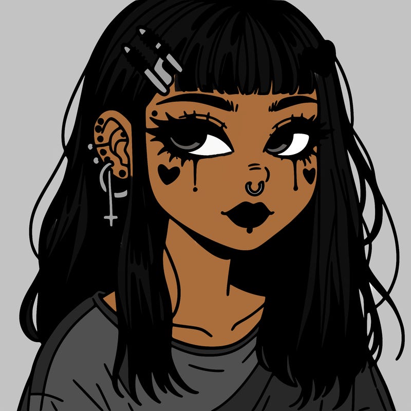 aesthetic grunge alt girl