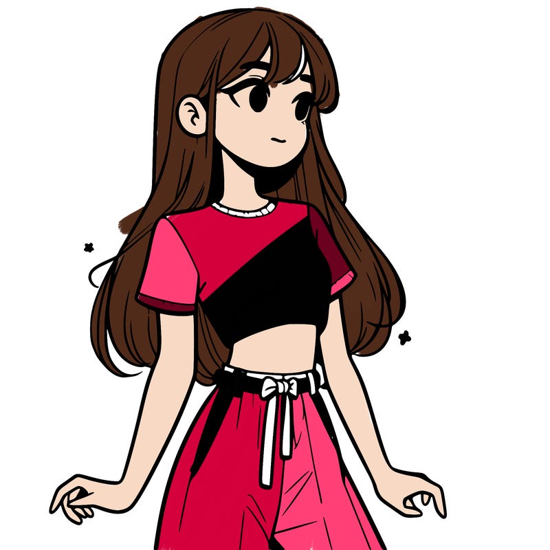 girl in a cute crop top