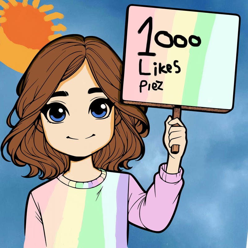 realistic girl holding up a sign