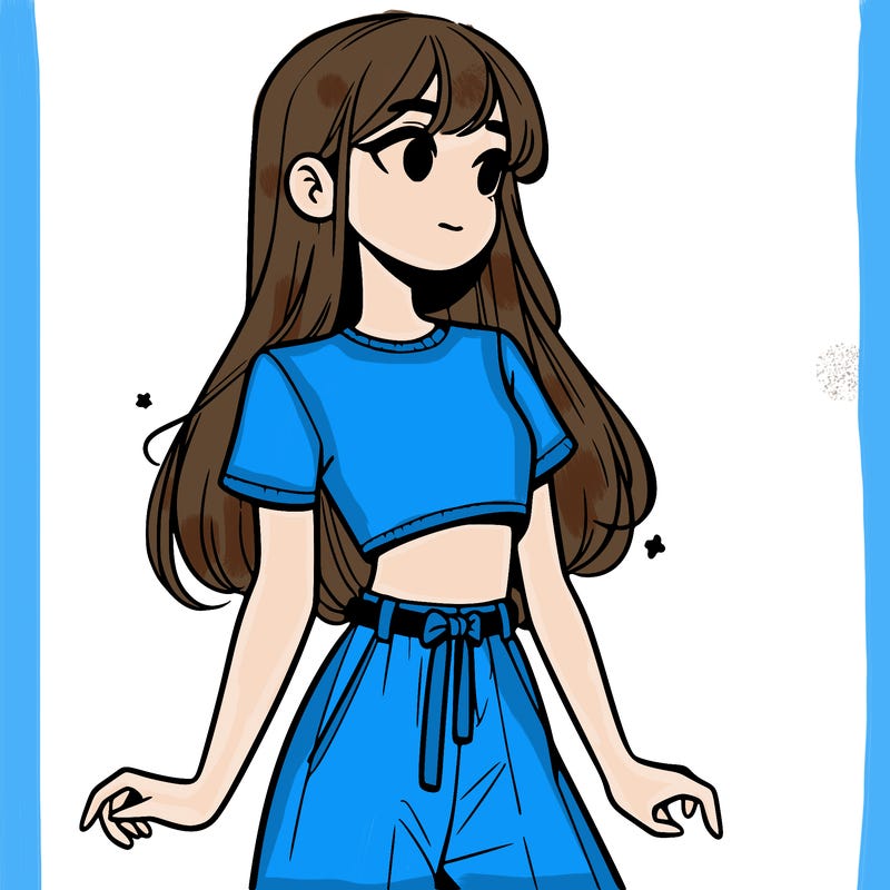 girl in a cute crop top