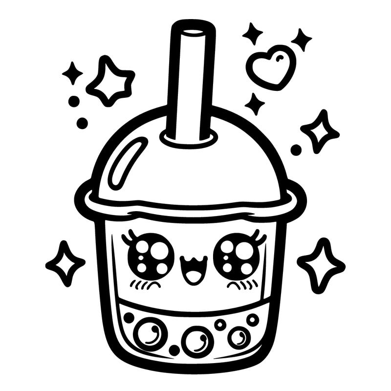 kawaii bubble tea