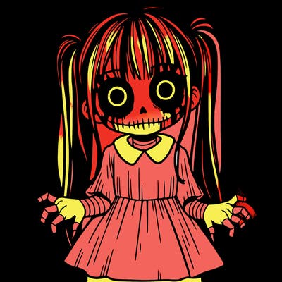 creepy girl