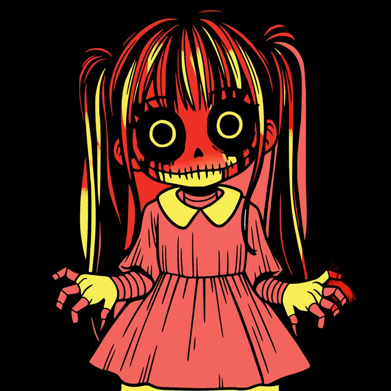 creepy girl