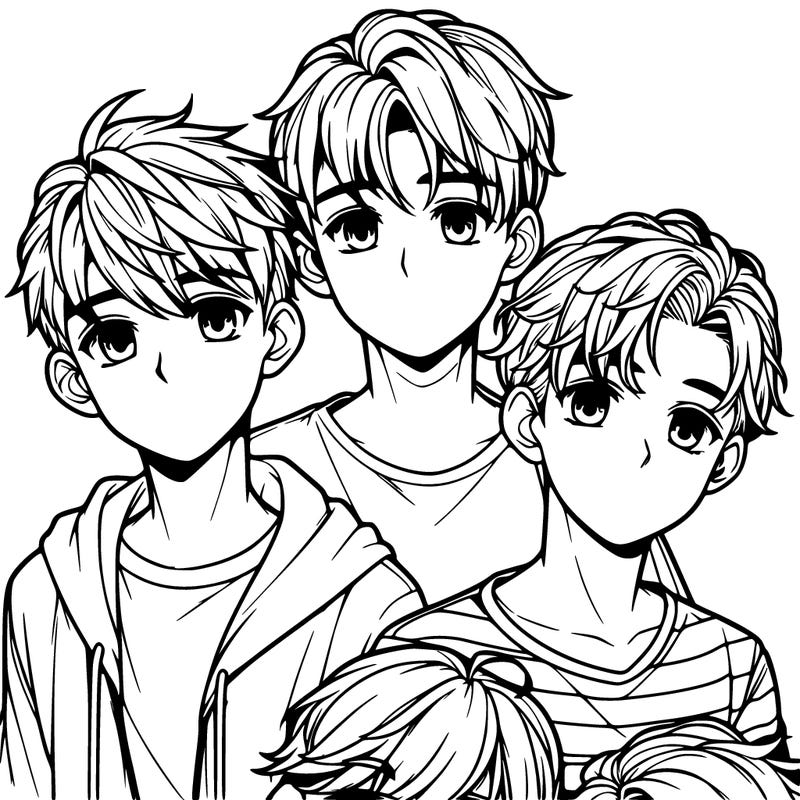 boys realistic drawing