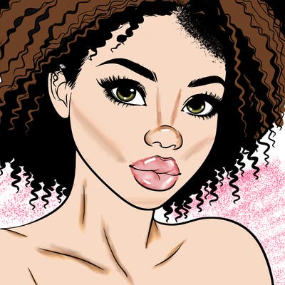 realistic black girl