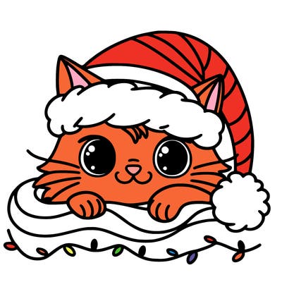 cat christmas