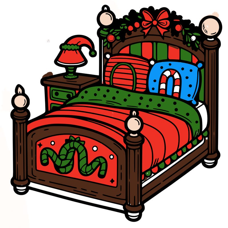 christmas bed